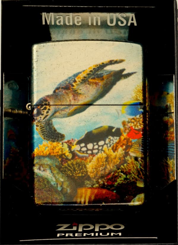 ZIPPO Lighter DEEP SEA DESIGN Gavesæt nr. 3