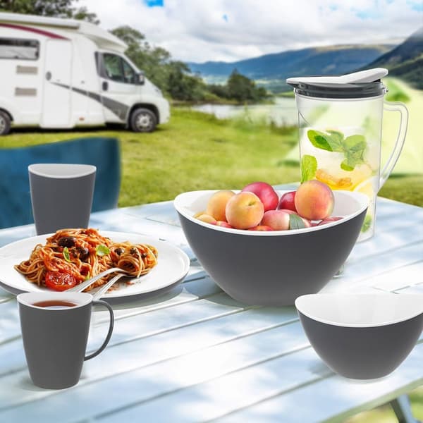 Plast turistmugg KEMP 380 ml
