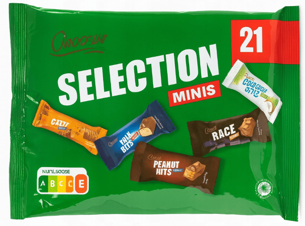 Choceur Selection blandad mini chokladbar 500 g