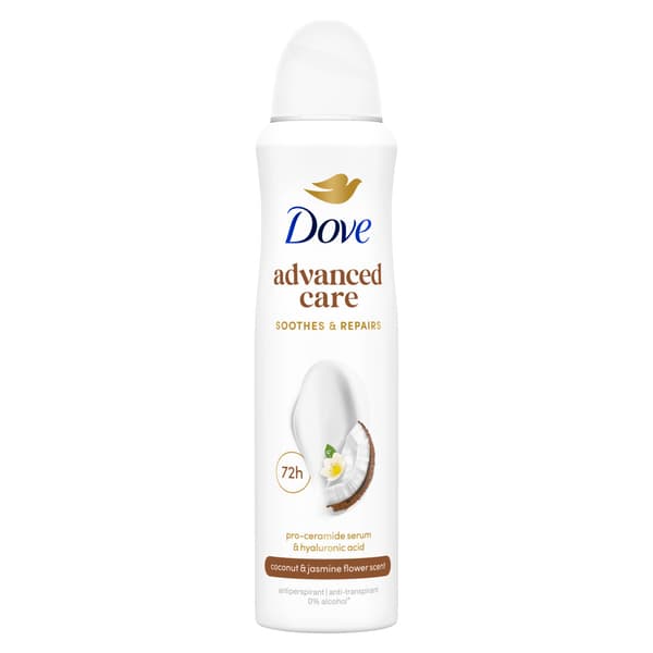 Dove spray coco og jasmin 150ml