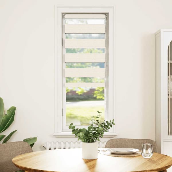 vidaXL Zebrarullgardin, 45x100 cm, Tygbredd 40,9 cm, Polyester