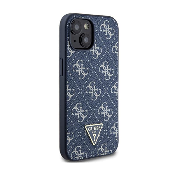 Guess 4G Triangle Metal Logo - iPhone 15 Plus-skal (Blå)