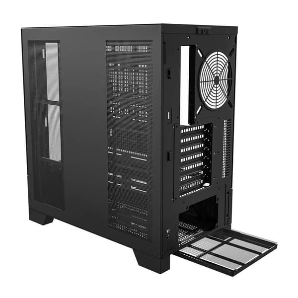 Darkflash DY451 Fläktlös datorlåda (Svart)