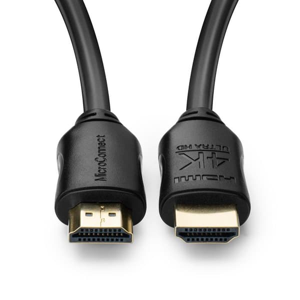 MicroConnect HDMI 2.0 4K 60Hz 18Gb/s Sort 10m
