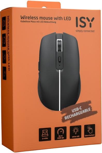 ISY IWM-4100-1-BK Trådløs Mus Sort