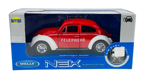 Welly VW Volkswagen Beetle palokunta 1:34 42343