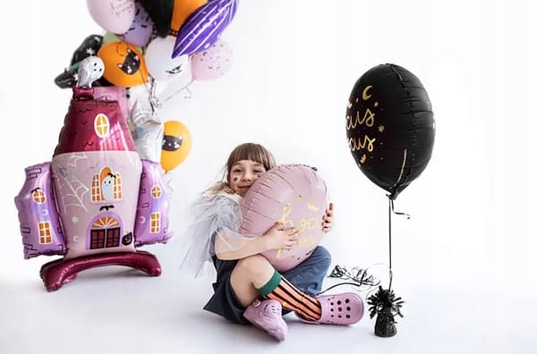 Hocus Pocus folieballon, 45 cm, lyserød