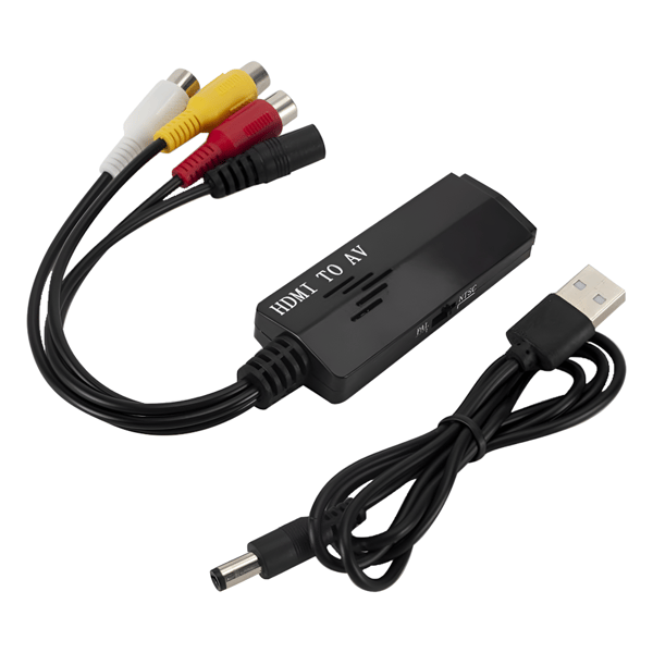 HDMI til AV adapter med 3x female RCA-stik