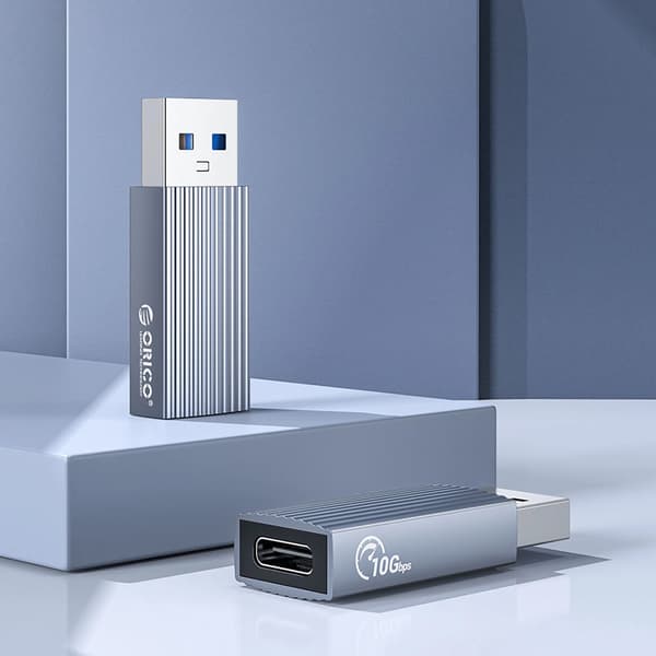 Orico AH-AC10 USB-C till USB-A 3.1 Adapter - Grå