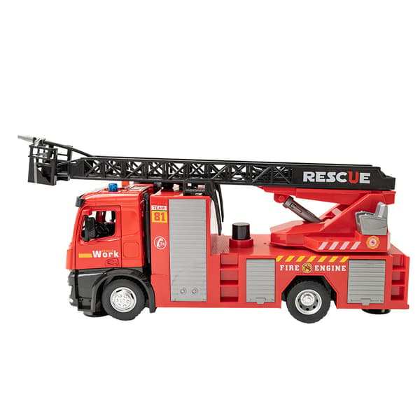 Interaktiv metal brandbil