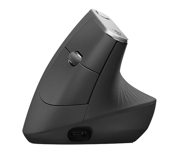 Logitech MX Vertical Advanced Ergo -langaton hiiri, grafiitti