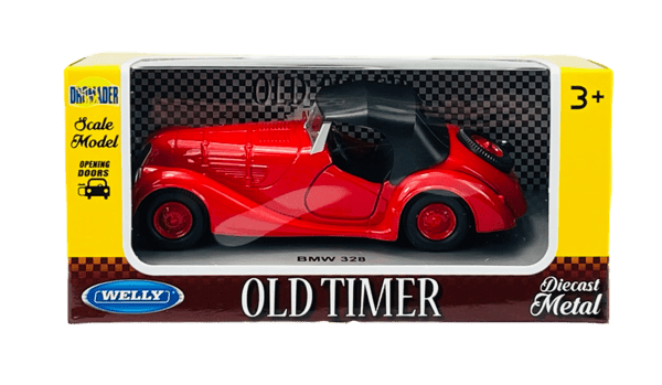 Welly Old Timer BMW 328 Punainen katolla 1:34 98874