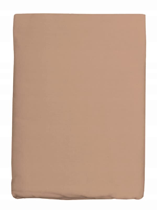 Flanelllakan 160x200 beige ljusbrun 100% bomull