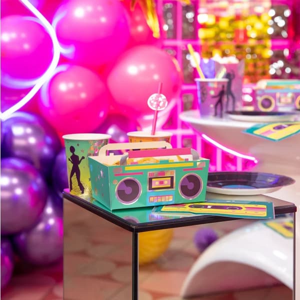 Chips Boxar Chips Snacks Retro Disco 80-talsfest Födelsedag 3 st