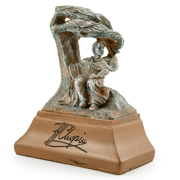 Lille statuette af Fryderyk Chopin