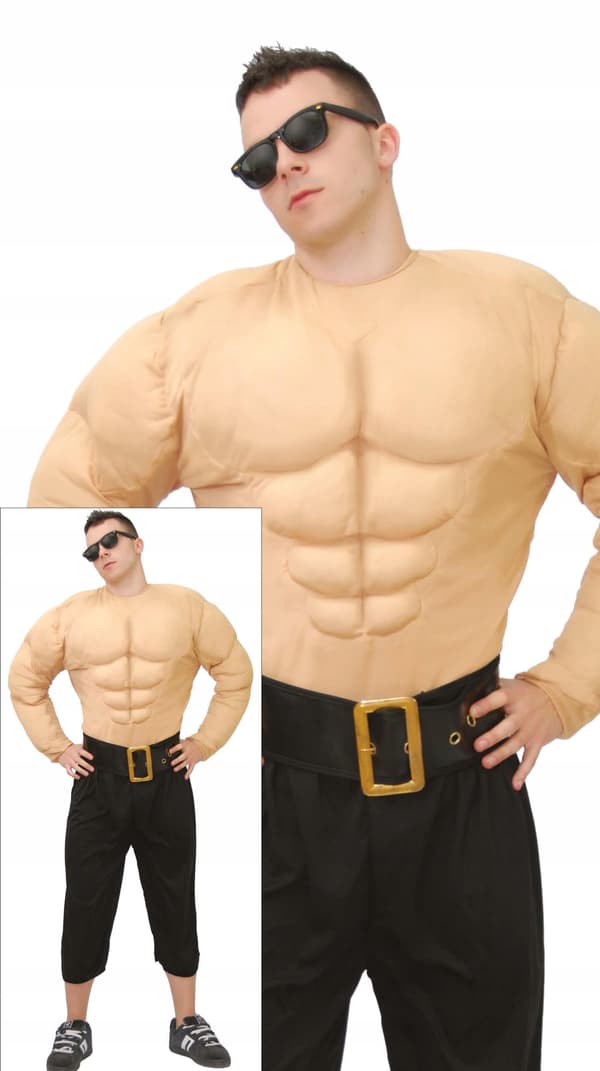 Strongman Packer kostume størrelse L 1 stk.