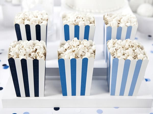Popcornlådor 7,5x7,5x12,5 cm 6 st.