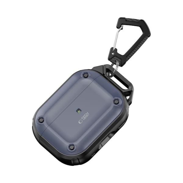 TECH-PROTECT ROUGH HOOK APPLE AIRPODS PRO 1/2 STÅLBLÅ