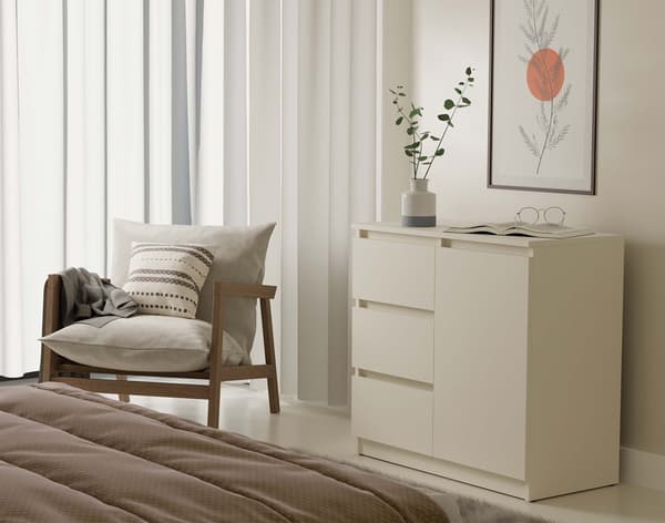 Malwa 1D3S Kommode Cashmere Beige