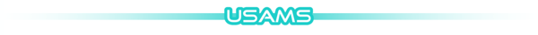 USAMS Bluetooth 5.3 TWSID-serien trådløse hovedtelefoner blå/blå BHUID03 (ID25)