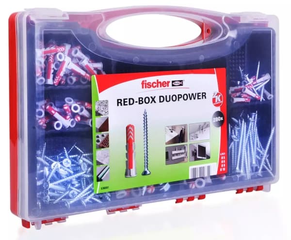 FISCHER REDBOX DUOPOWER -PISTOKESETTI + RUUVIT 280 kpl.