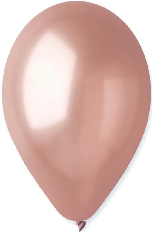 GM120 metalluftballoner 13 - roséguld 71/50 stk.