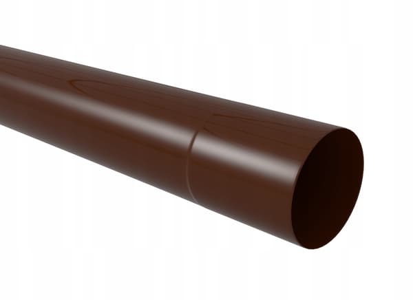 SCALA PLASTICS avloppsrör 80mm 2,0m brunt 1,5mm