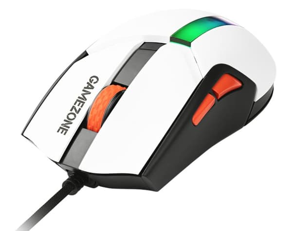 TRACER Gamezone Cool White RGB Trådad Mus