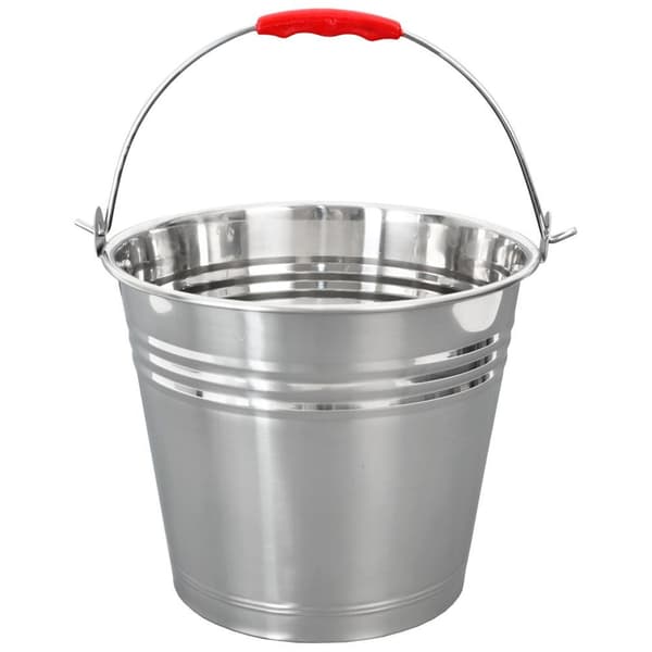 Rustfri stålspand 12 l