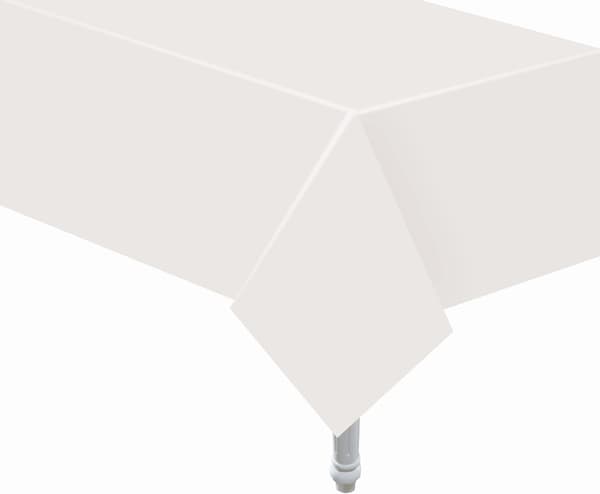 Hvid papirdug 132x183 cm