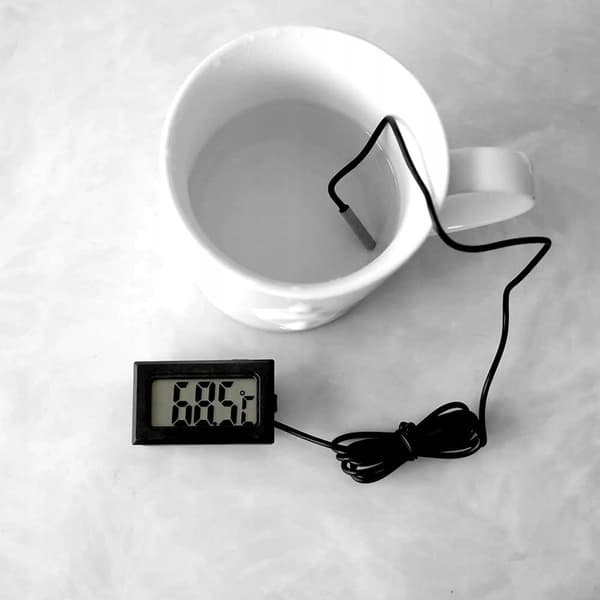 PRÆCIS DIGITALT ELEKTRONISK TERMOMETER MED PROBE + TYDELIGT DISPLAY