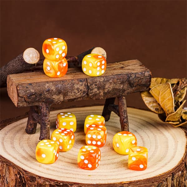 1,1 cm RPG Aperol Spritz Kuusisivuinen D6-noppa