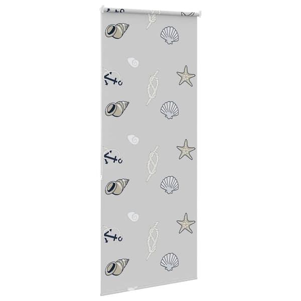 vidaXL Duschrullgardin 110x240 cm Tygbredd 106 cm