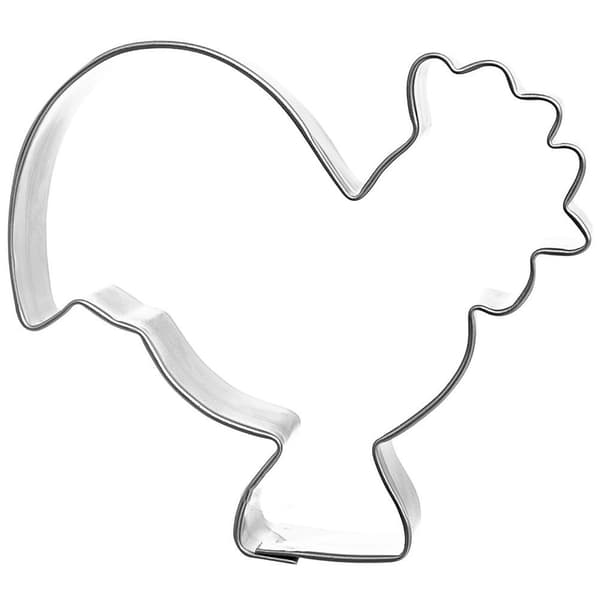 Stål kageudstikker hane 6,5 cm