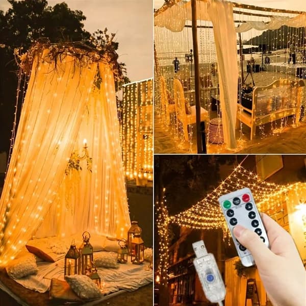 Ljusgardin 300 LED