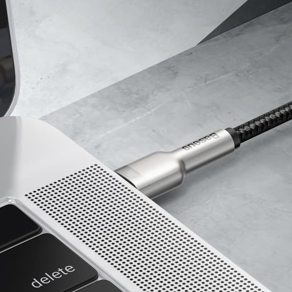 Baseus Cafule USB-C till USB-C-kabel, 100W, 2m (svart)