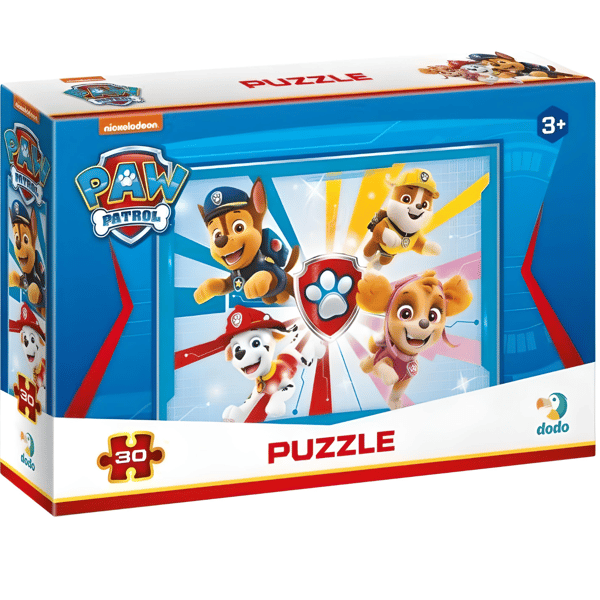 Paw Patrol-pussel 30 bitar färgglad barnpussel