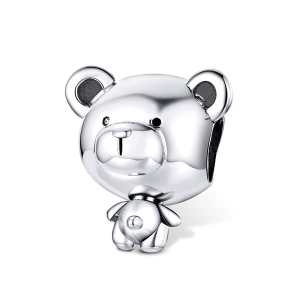 Silverberlock nallebjörnspärla pärlor silver 925 pärla