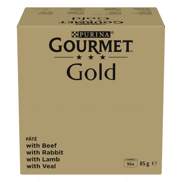 PURINA GOURMET GOLD Mousse våtfoder för katter 96x85g