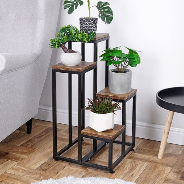 Metallblomsterställ 4-nivå 69 cm