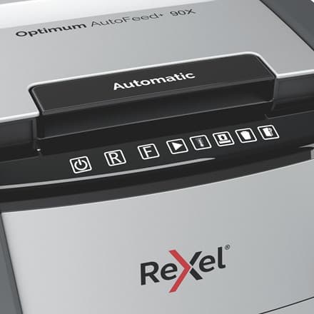 Rexel Optimum AutoFeed 90X makulator, P4, 34 l