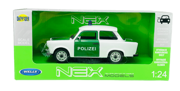 WELLY TRABANT 601 POLIZEI 1:24 24037