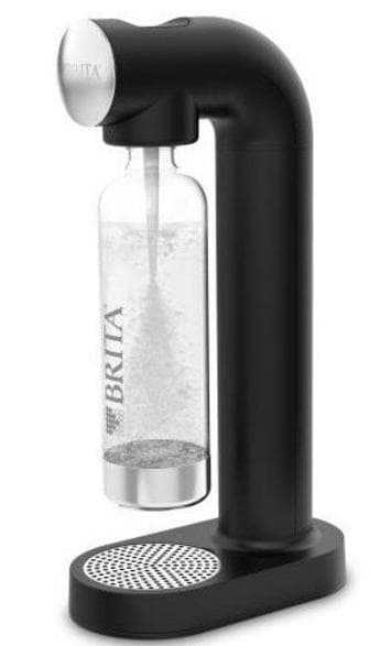 BRITA SodaOne Saturator -juomakone, musta