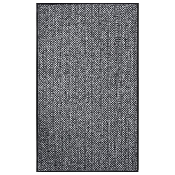 vidaXL Ovimatto, Harmaa, 90x150 cm