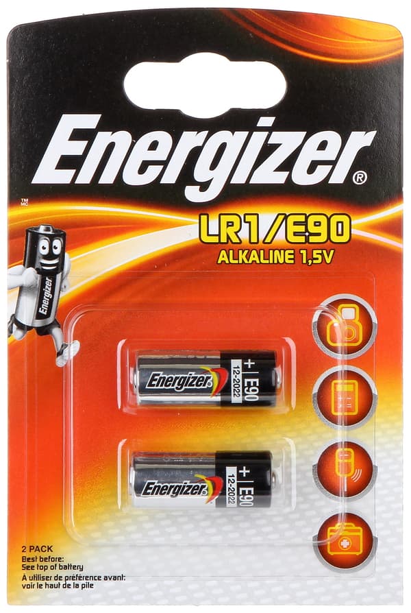 ALKALIPARISTO BAT-LR1*P2 1,5 V LR1 ENERGIZER