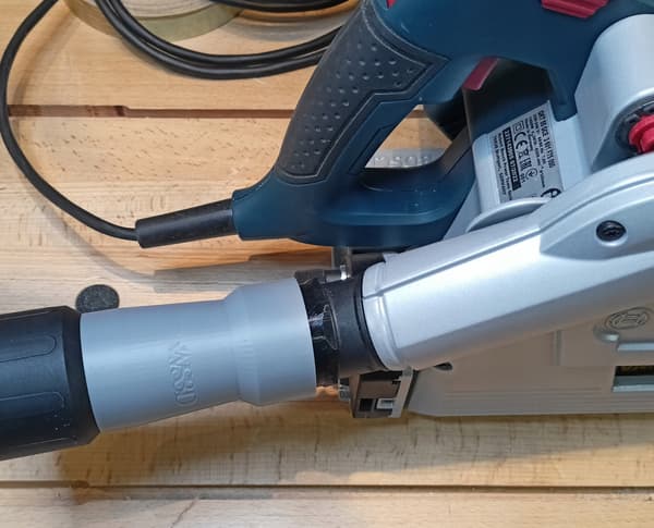 Bosch GKT 55 GCE adapter - STARMIX støvsuger