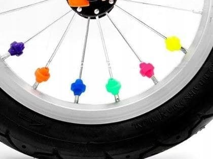 Cykelperler, 36 stk., assorterede farver