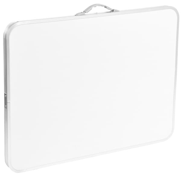 CORN campingbord, foldbart, 80x60 cm, hvidt