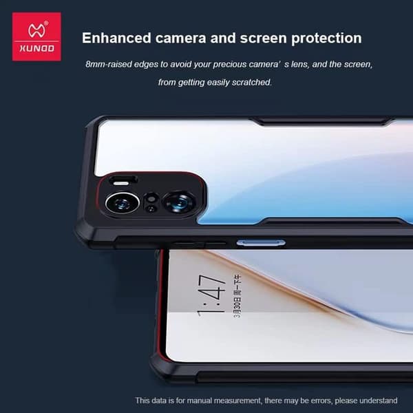 MUSTA LÄPINÄKYVÄ SUOJA XIAOMI POCO M5s/ REDMI NOTE 10s:LLE