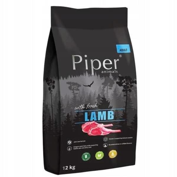 DOLINA NOTECI Piper torrfoder för hundar med lamm 12 kg